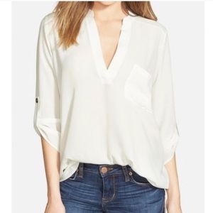 Nordstrom Lush White Tunic - XS
